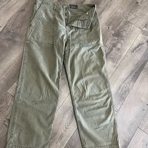 sold elsewhere Imogene + Willie military trouser, olive, medium
